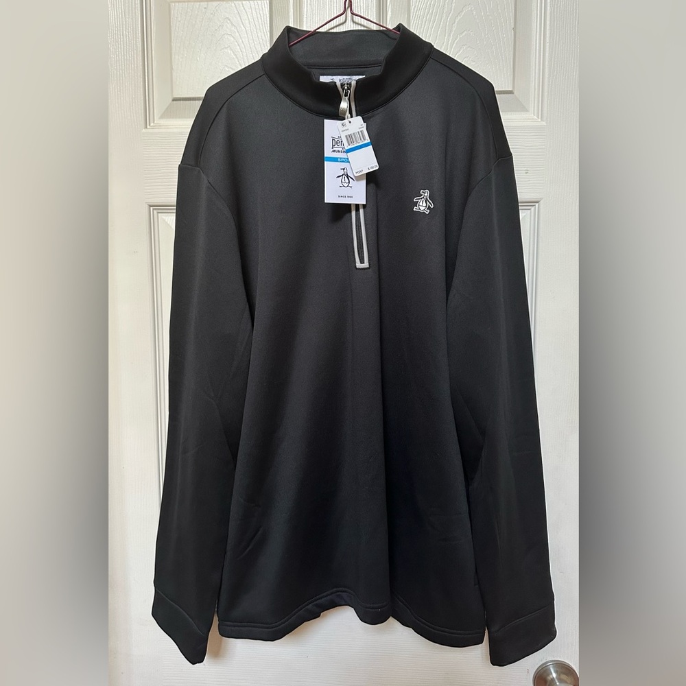 Original Penguin Fleece Pullover Men XL NWT